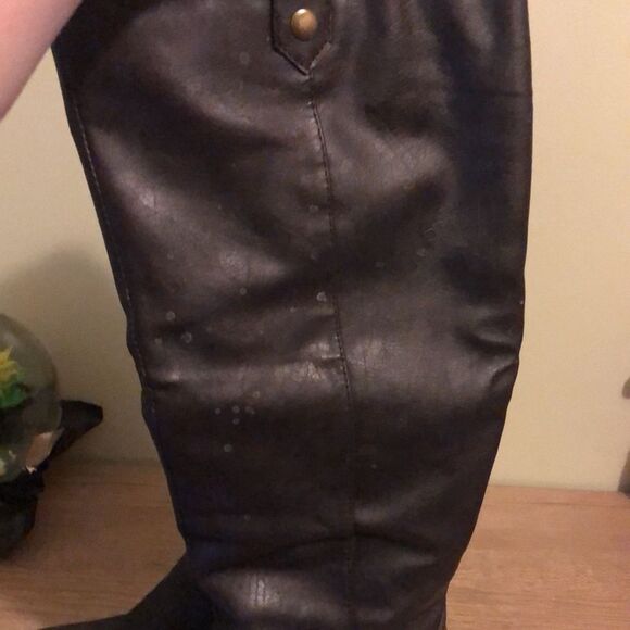 Rampage size 7.5 realto brown below knee to knee high boots - Picture 6 of 10